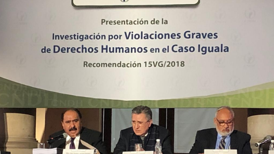 Al menos 685 v&iacute;ctimas en el Caso Iguala: CNDH