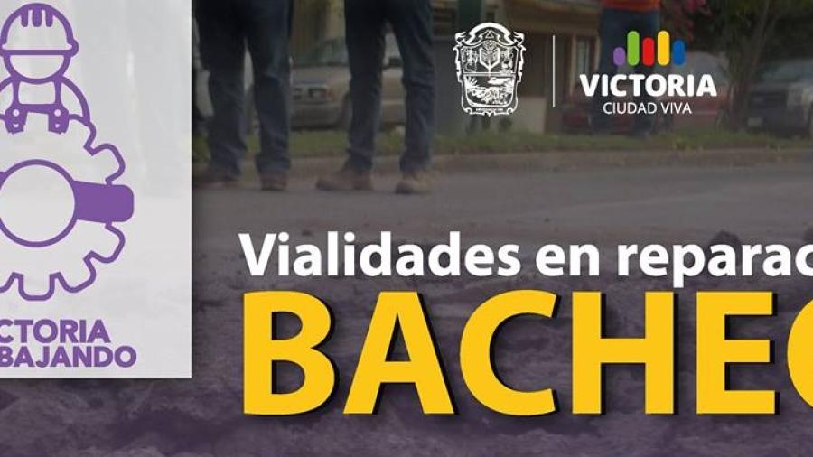 Lista de vialidades con trabajos de bacheo