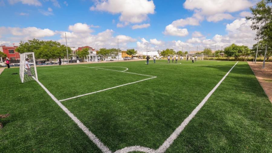 Continúa Gobierno de Reynosa con la construcción de infraestructura deportiva