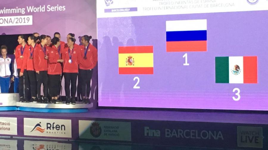 Bronce para México en la Serie Mundial de natación artística