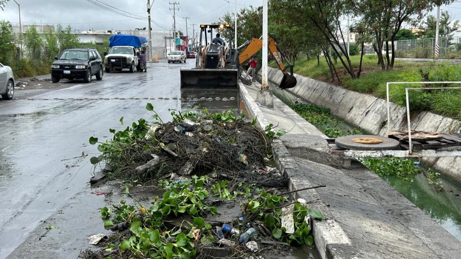 Incrementa Gobierno de Reynosa desazolve de drenes y canales