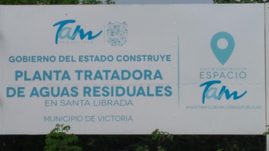 Impulsa Gobierno de Tamaulipas construcción de planta tratadora de aguas residuales en Victoria