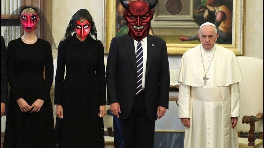 La visita de los Trump al Papa en memes