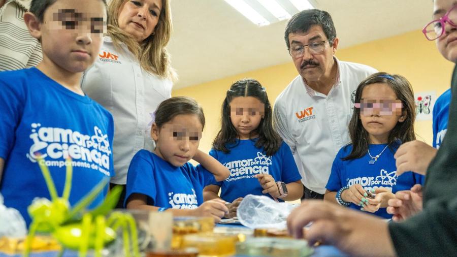 Celebra la UAT en el Campus Victoria el campamento infantil Amor por la Ciencia 2024