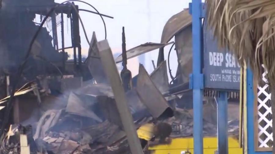 Pérdida completa de restaurante en Isla del Padre por incendio