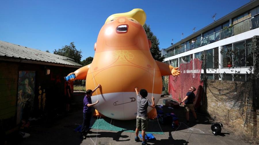 Baby Trump volará sobre Londres