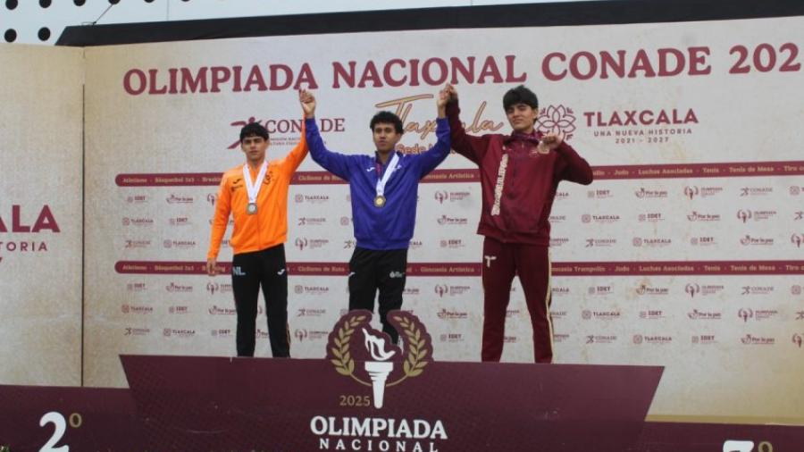 Oro y bronces para Tamaulipas en el arranque del atletismo de la Olimpiada Nacional 2025