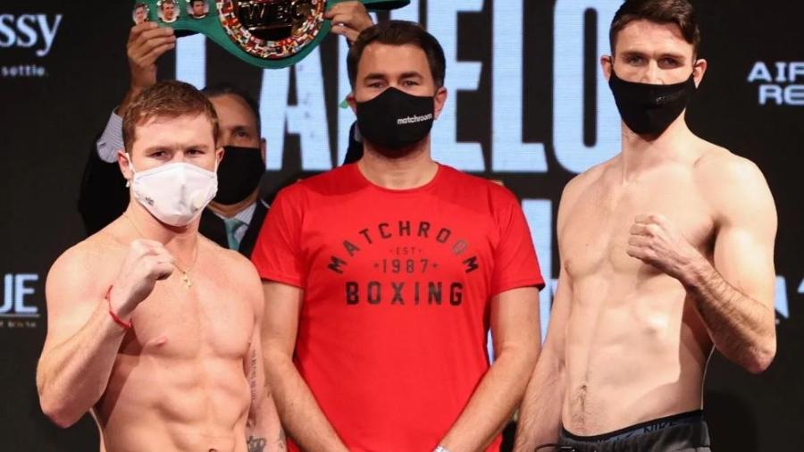 'Canelo' Álvarez y Callum Smith sin problemas para dar el peso previo a su pelea del sábado