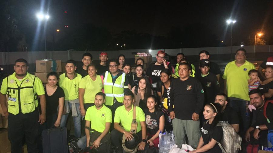 Matamorenses con rumbo al auxilio para los afectados por terremoto