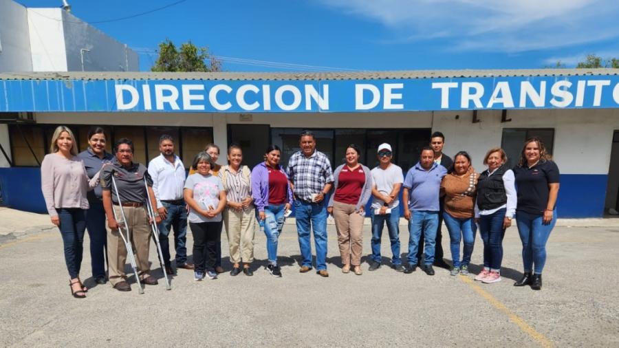 SIPRODDIS capacita a tránsitos de Victoria para sensibilizarlos sobre personas con discapacidad