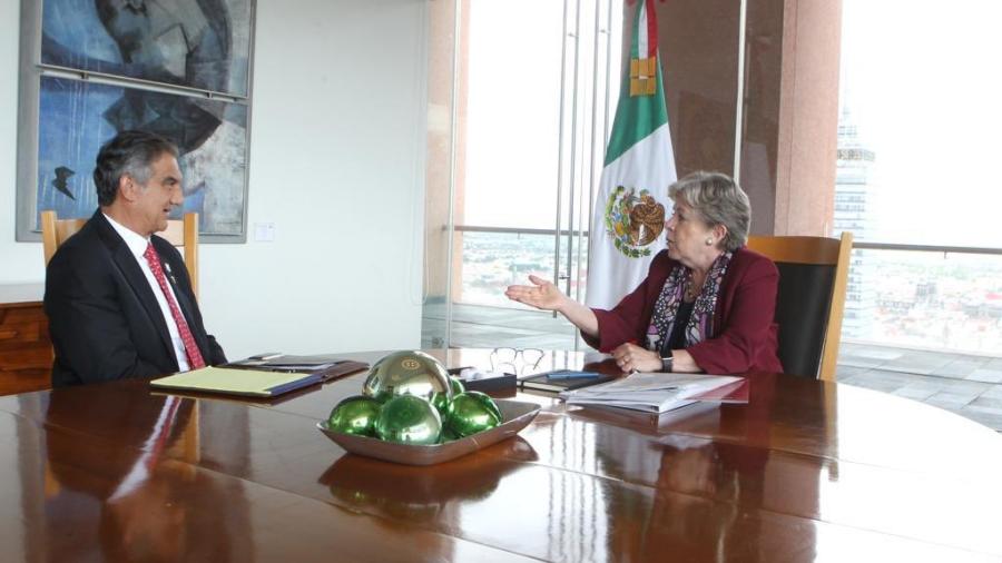Se reúne Américo con Bárcena por tamaulipecas en Israel y temas de economía fronteriza