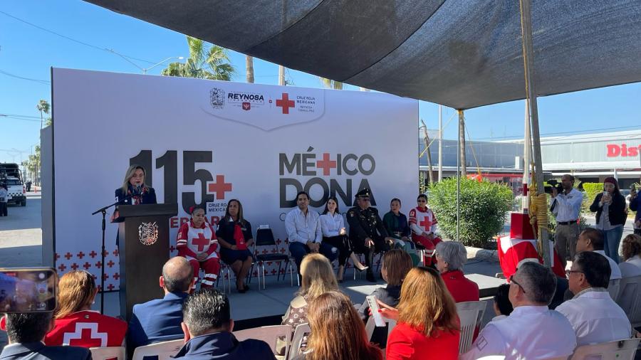 Inicia colecta de Cruz Roja, con meta de 1.5 mdp