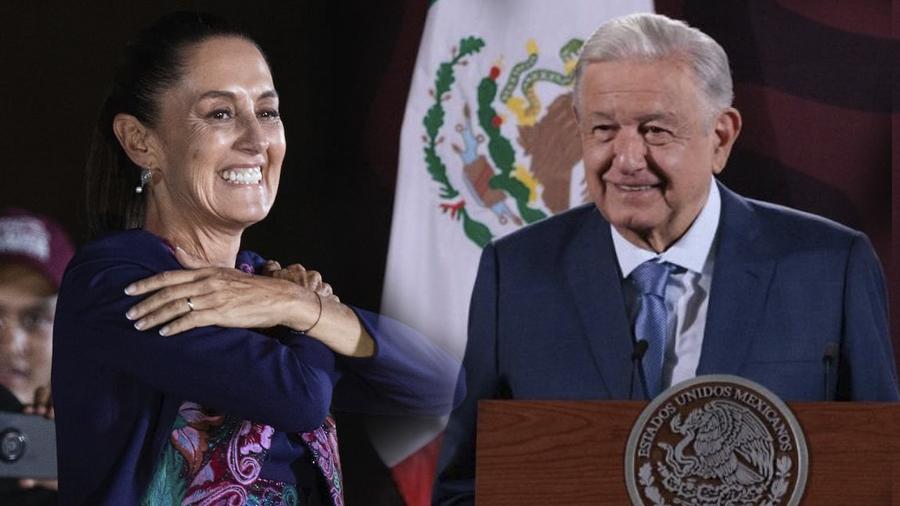 AMLO celebra que TEPJF declarara legítimo el triunfo de Claudia Sheinbaum