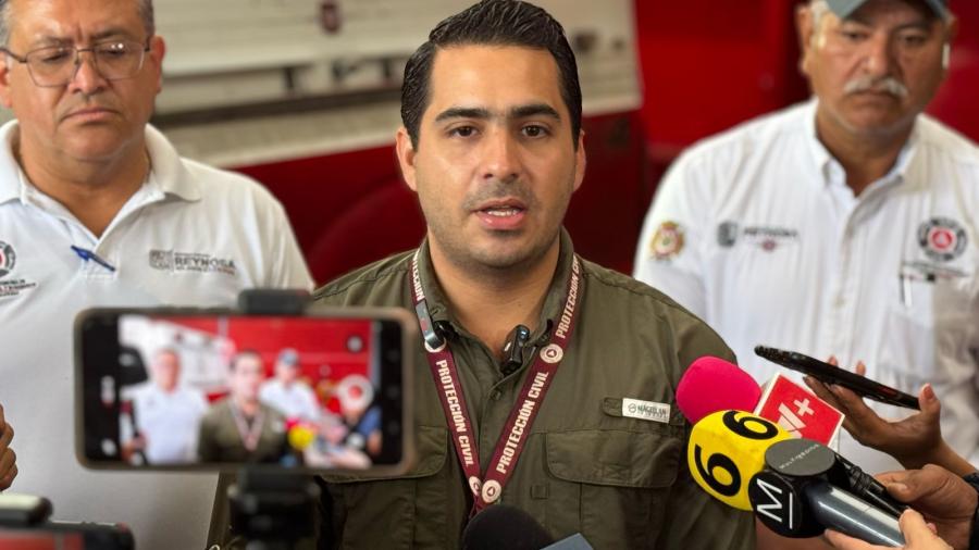 Tormenta eléctrica deja inundaciones en Reynosa; 12 personas quedaron varadas