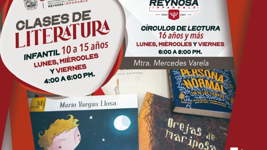 Convoca Alcalde Carlos Peña Ortiz a niños y jóvenes a inscribirse en clases de literatura