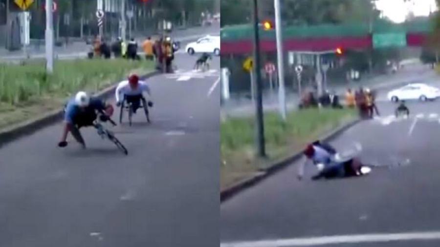 Corredor en silla de ruedas reclama condiciones del Maratón; Gobierno de CDMX responde
