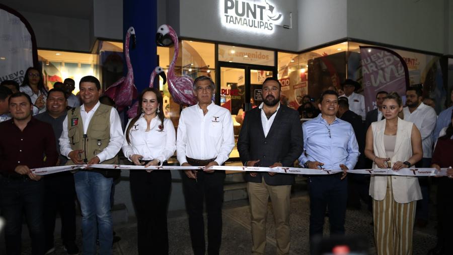 Encabeza Gobernador y Alcaldesa de Nvo. Laredo inauguración de Punto Tamaulipas 