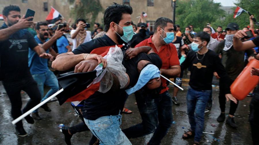 Al menos 18 muertos y decenas de heridos en las protestas de Irak 