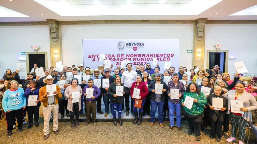 Entregó Presidente Carlos Peña Ortiz nombramientos a Delegados de la Zona Rural