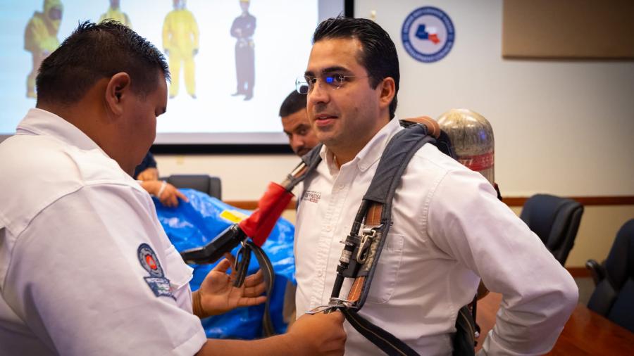 Se preparan Bomberos de Reynosa para Simulacro Binacional 2025 el próximo 18 de julio