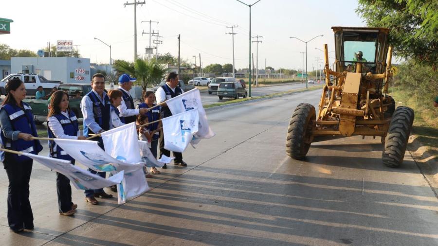 Inician obras de mejoramiento vial en Nuevo Laredo