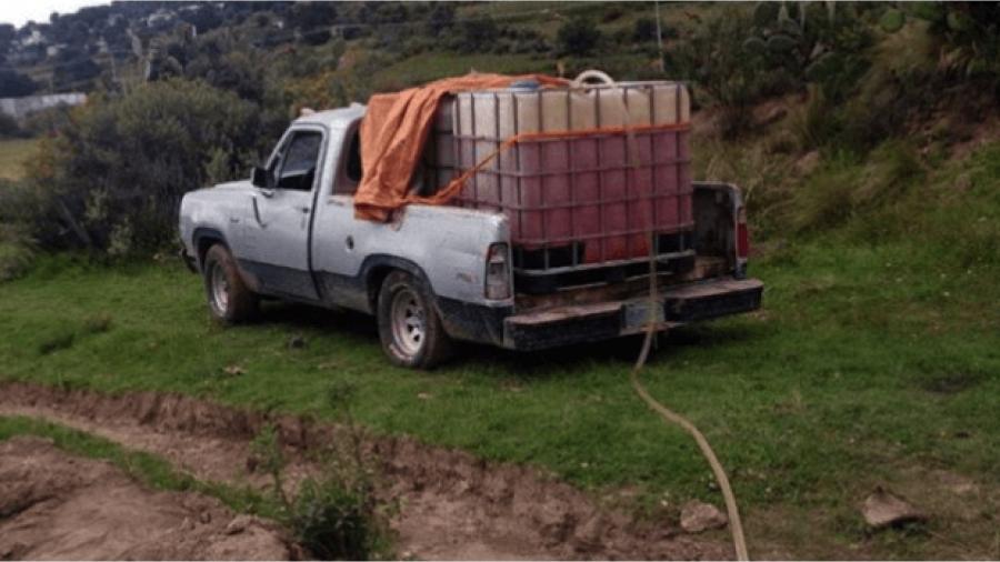 Aseguran en Oaxaca mil 800 litros de combustible robado 