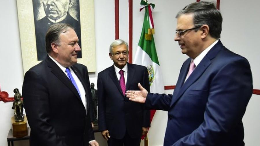 Pompeo vendrá a México para hablar con Ebrard sobre situación en frontera