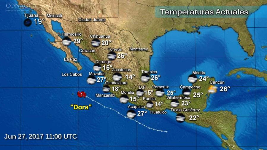 Pronostican tormentas fuertes y rachas de viento en la mayor parte del país