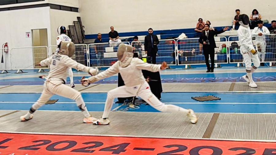 Regina Pedraza, orgullo de la UAT, brilla en el nacional de esgrima 2025