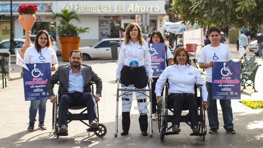 Fortalece DIF Tampico campa&ntilde;a de respeto a espacios para discapacitados