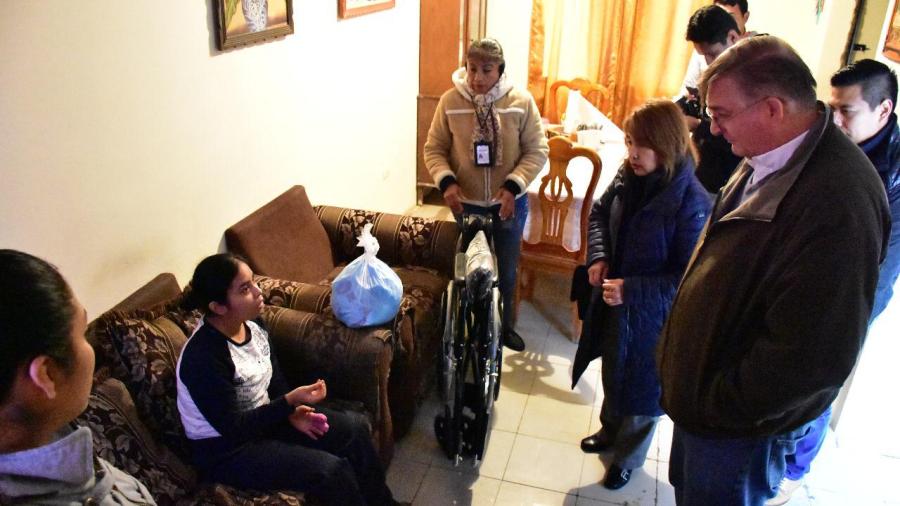 Realiza DIF Reynosa visita a familias