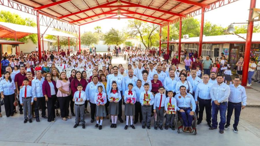 Inauguraron Estado y Municipio el Ciclo Escolar 2025-2026 en Reynosa