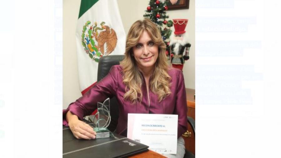 Recibe Alcaldesa de Reynosa premio nacional ANAC 2020