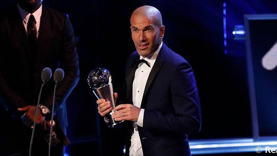 Zinedine Zidane, mejor entrenador para la FIFA.