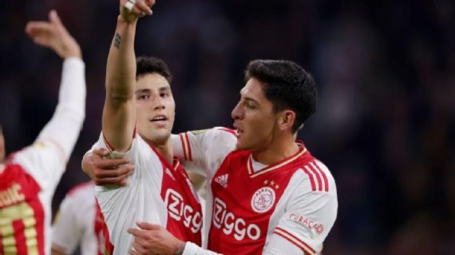 Jorge Sánchez marca su primer gol con el Ajax
