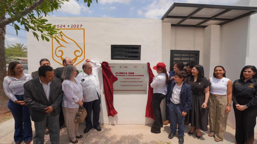 Inaugura alcaldesa Carmen Lilia Canturosas dispensario médico municipal “Dr. Rafael Lozano Gutiérrez” en la Joya