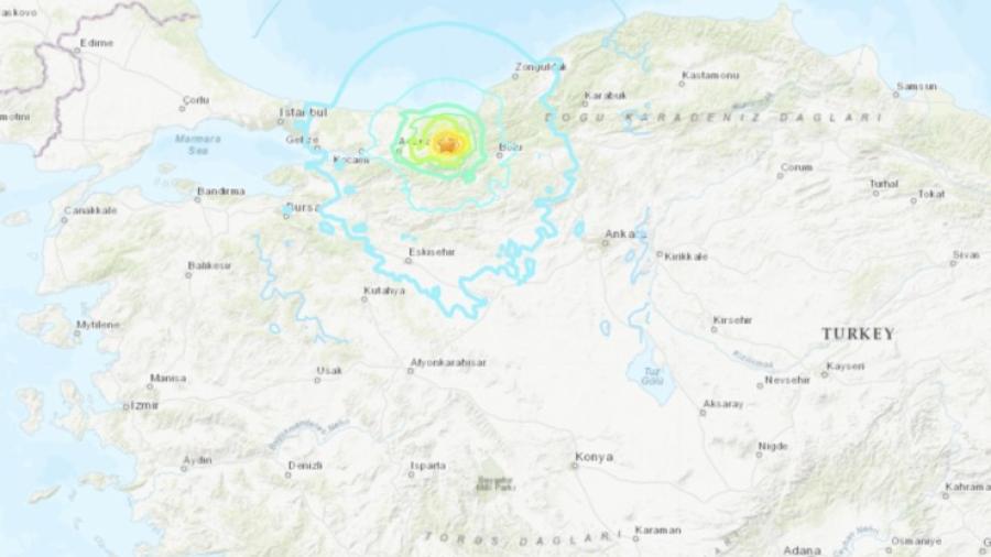 Sismo magnitud 6.1 sacude al noroeste de Turquía