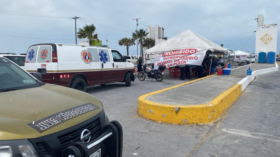 Elementos de Protección Civil continúan  realizando rondines en Playa Bagdad