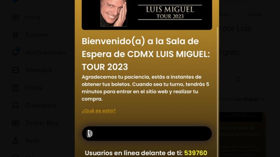 Con filas virtuales de más de 500 mil personas, agotan boletos para Luis Miguel