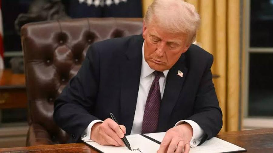 ¡Es oficial!, Donald Trump firmó orden ejecutiva para imponer aranceles a México, Canadá y China