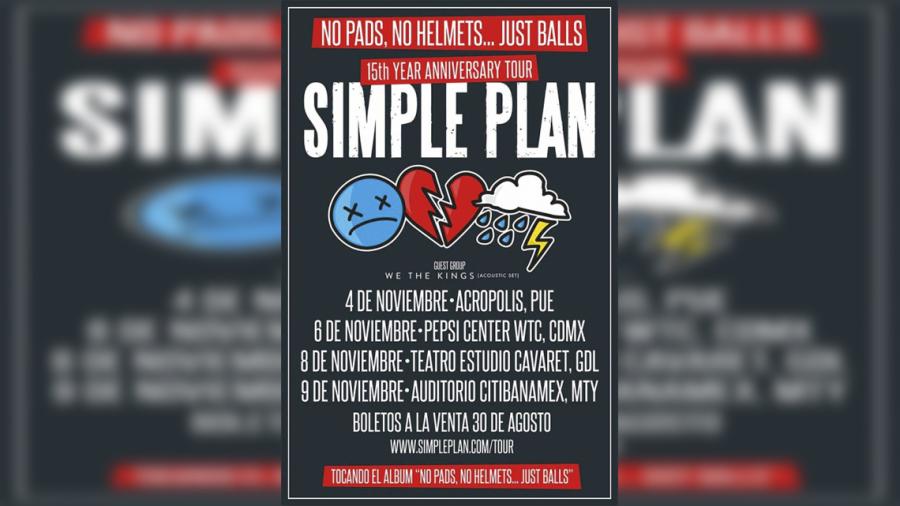 Simple Plan anuncia gira por México