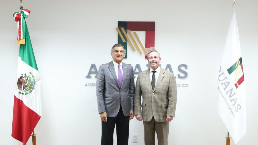 Consigue gobernador apoyos para recinto fiscal y proyectos de energía y gas