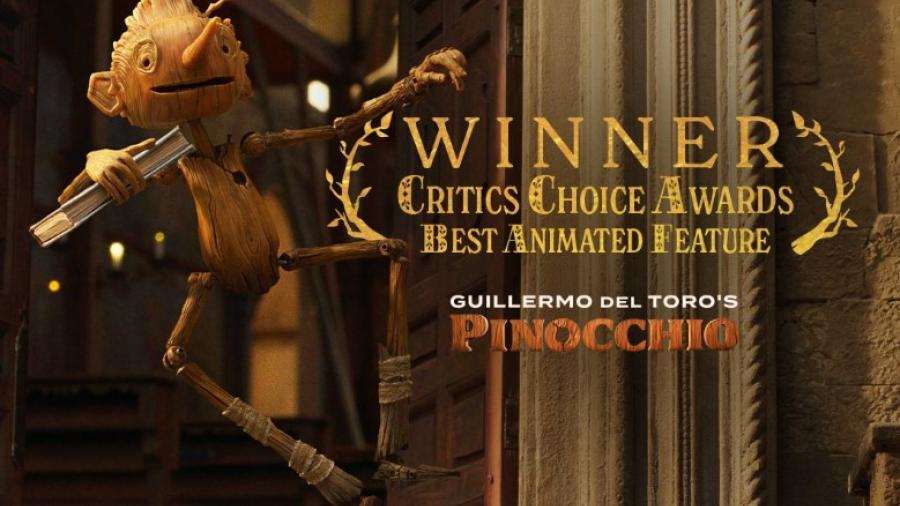 Pinocchio  gana Mejor Película Animada en los Critics Choice Award