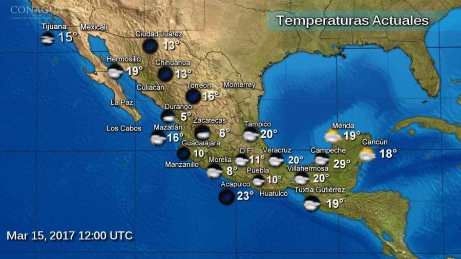 Lluvia y ligera baja de temperatura se prevé en gran parte del país