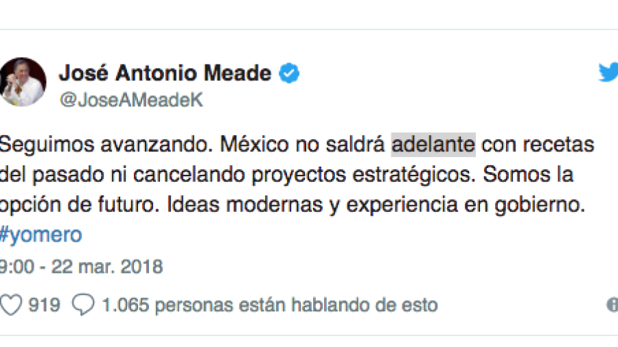 "El país saldrá adelante con ideas modernas": Meade
