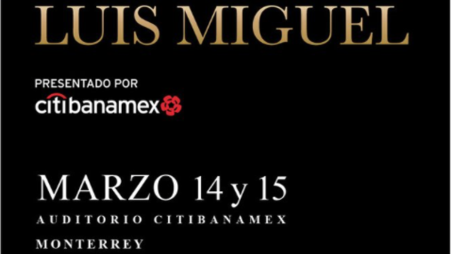Luis Miguel anunció shows en Monterrey y Guadalajara