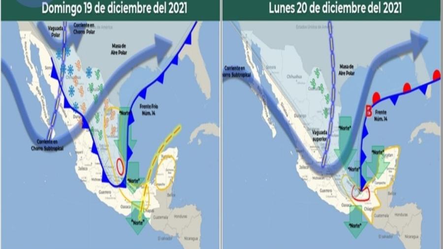 Trae frente frío número 14 bajas temperaturas a Reynosa 