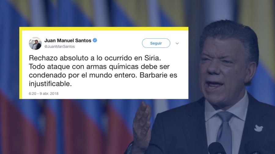 Presidente colombiano condena ataque químico en Siria