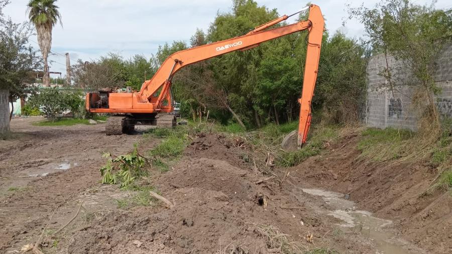 Gestionó Alcalde Carlos Peña Ortiz desazolve de drenes en Reynosa