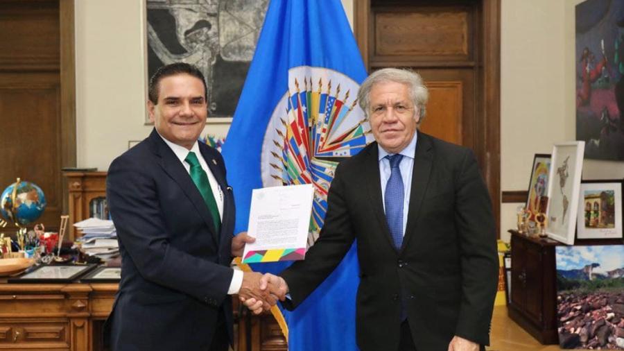 Silvano Aureoles le pide a secretario de la OEA en EU "que no abandone a México"